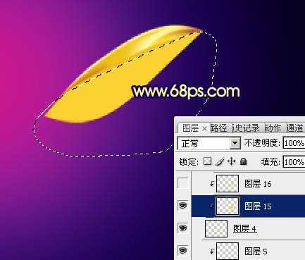 ‘Photoshop将制作出非常精致有质感的黄金色莲花‘