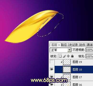 ‘Photoshop将制作出非常精致有质感的黄金色莲花‘