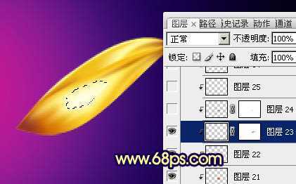 ‘Photoshop将制作出非常精致有质感的黄金色莲花‘
