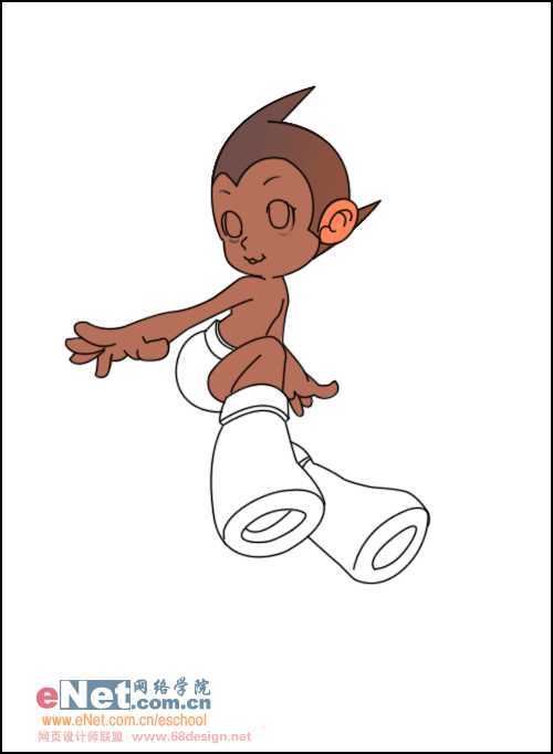 ‘PS绘制可爱的卡通人物‘