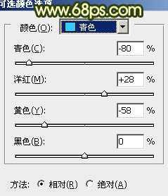 ‘Photoshop将外景人物图片调成灿烂的夏季色‘
