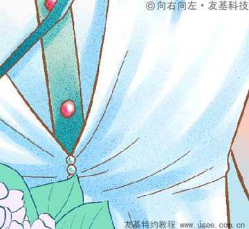‘photoshop鼠绘清爽的卡通美女插画效果‘