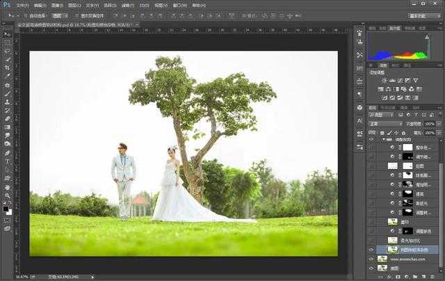 ‘教你如何打造大气唯美的夕阳婚纱照后期修图‘