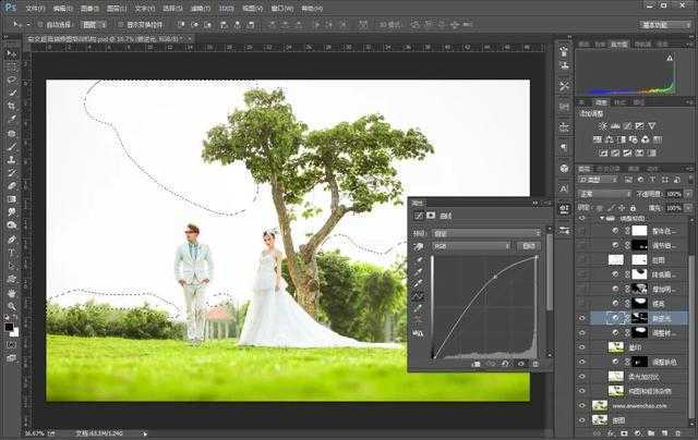 ‘教你如何打造大气唯美的夕阳婚纱照后期修图‘