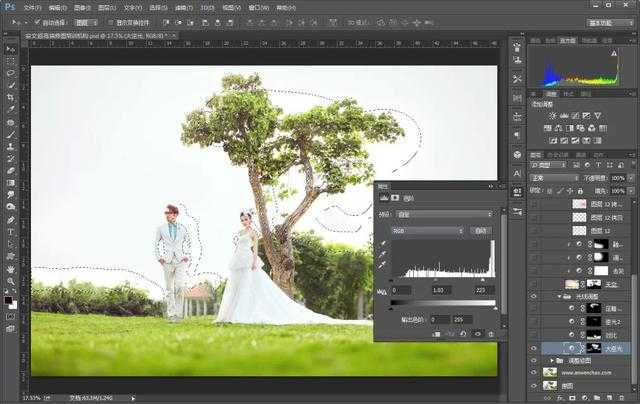 ‘教你如何打造大气唯美的夕阳婚纱照后期修图‘