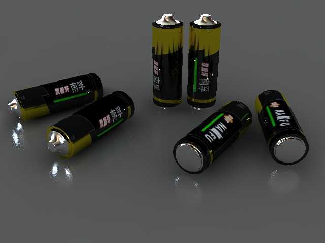 Blend混合材质制作电池 脚本之家 3DSMAX材质教程