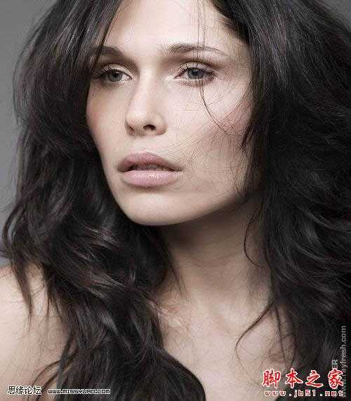 ‘Photoshop使用通道工具快速将美女图片调制出蓝橙色‘