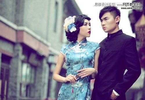 ‘Photoshop为变形失真的人物照片完美修复过程‘