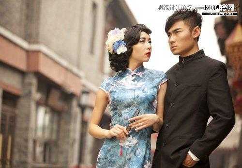 ‘Photoshop为变形失真的人物照片完美修复过程‘