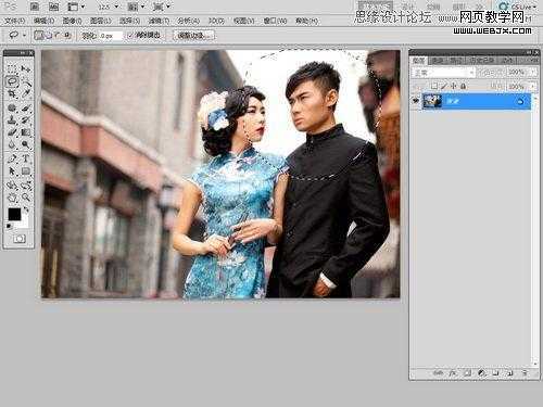 ‘Photoshop为变形失真的人物照片完美修复过程‘