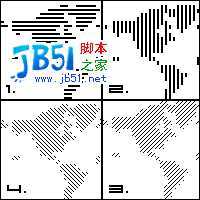 Photoshop制作数码点阵地图特效