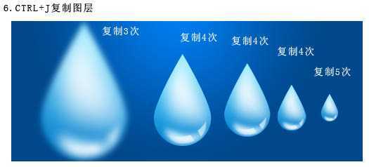 ‘Photoshop设计制作出可爱的浅蓝色雨滴下落GIF动画效果‘
