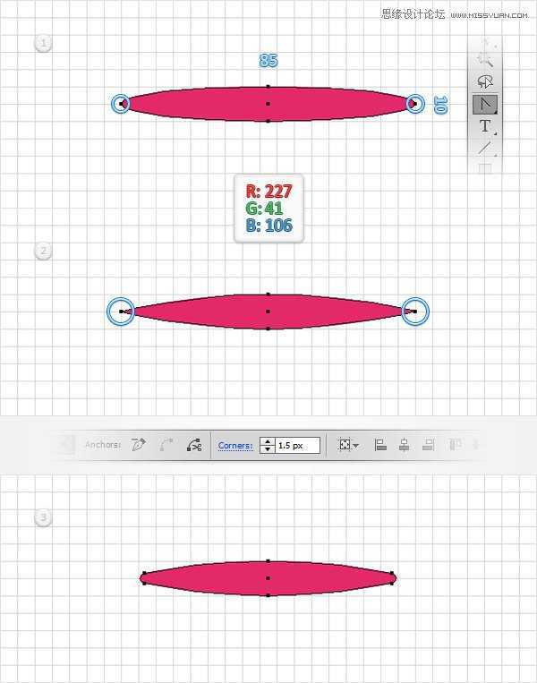 Illustrator制作神话般的指甲油文字效果,PS教程,思缘教程网