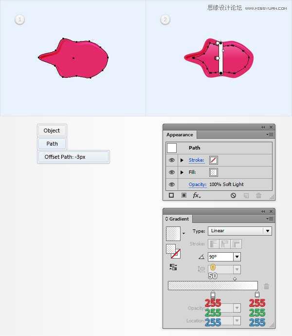 Illustrator制作神话般的指甲油文字效果,PS教程,思缘教程网