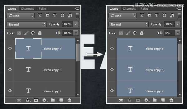 ‘使用Photoshop制作塑料效果的3D立体字教程‘