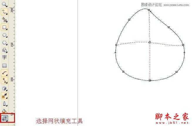 CorelDRAW解析网状填充运用教程,脚本之家