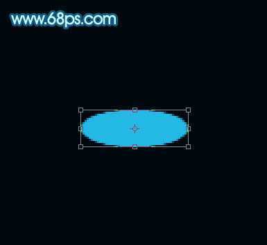 ‘Photoshop制作简单的蓝色光晕‘