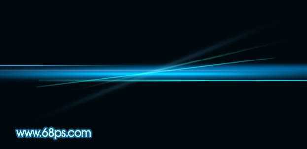 ‘Photoshop制作简单的蓝色光晕‘