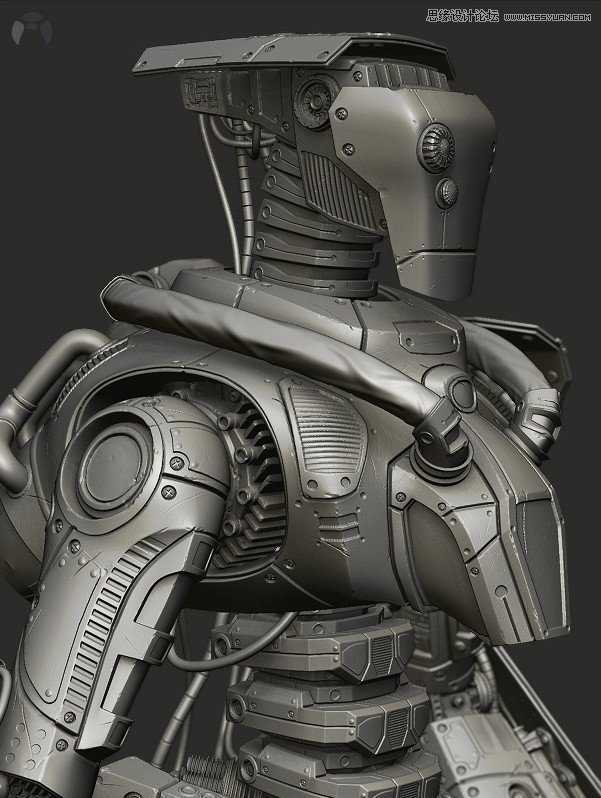 3DMAX制作超酷的外星机器人,破洛洛