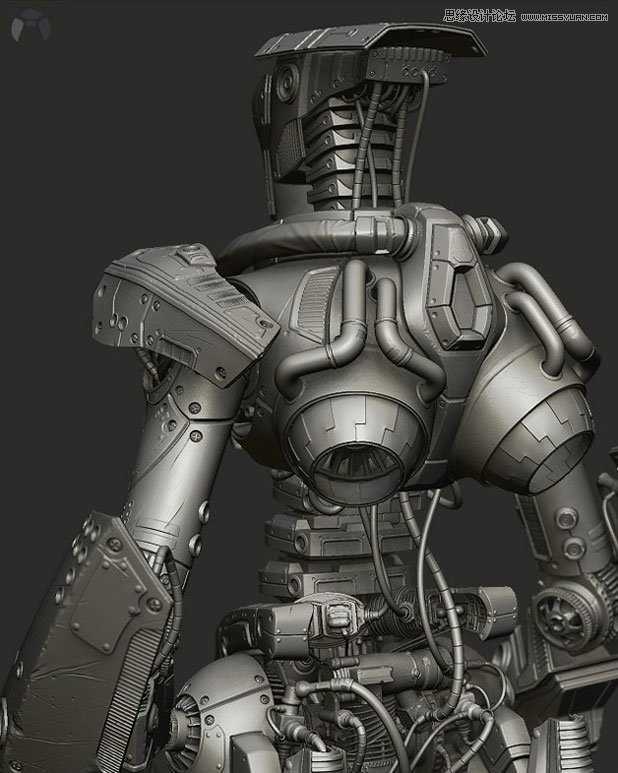 3DMAX制作超酷的外星机器人,破洛洛