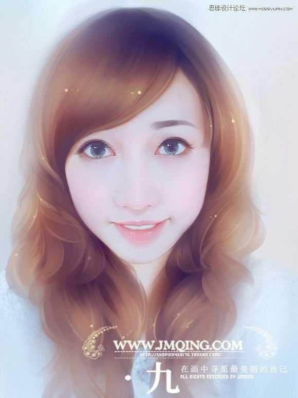 ‘Photoshop结合AI把手机人物转为梦幻唯美的手绘效果‘