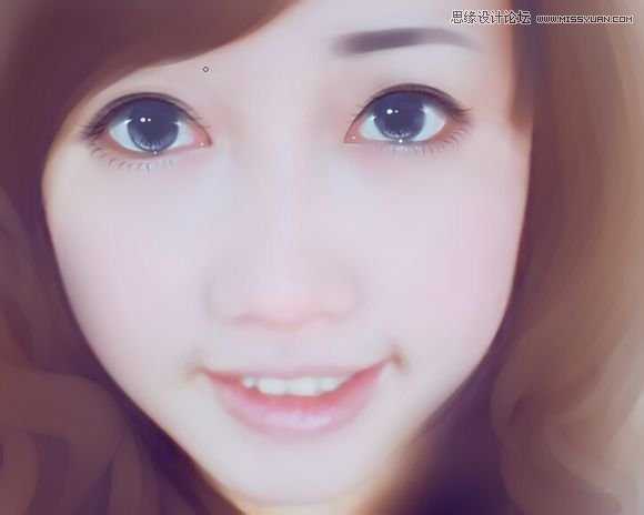 ‘Photoshop结合AI把手机人物转为梦幻唯美的手绘效果‘