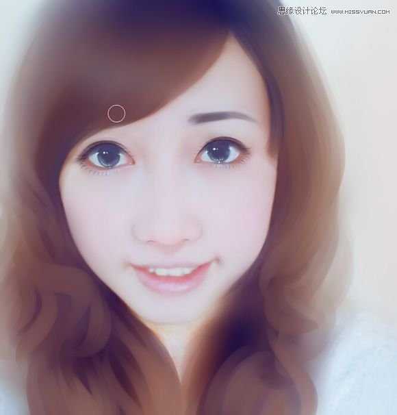 ‘Photoshop结合AI把手机人物转为梦幻唯美的手绘效果‘