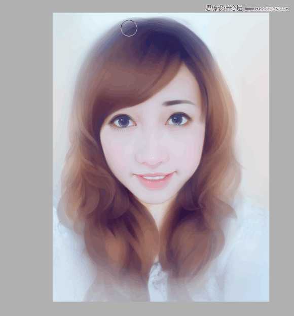 ‘Photoshop结合AI把手机人物转为梦幻唯美的手绘效果‘