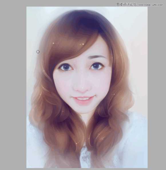 ‘Photoshop结合AI把手机人物转为梦幻唯美的手绘效果‘
