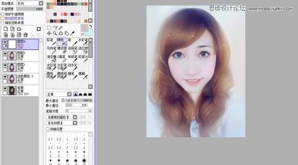 ‘Photoshop结合AI把手机人物转为梦幻唯美的手绘效果‘