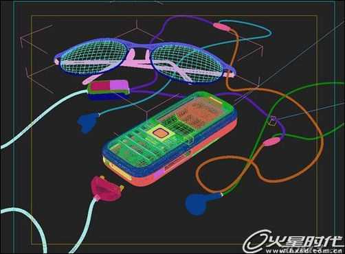 3DsMax9制作超仿真手机模型