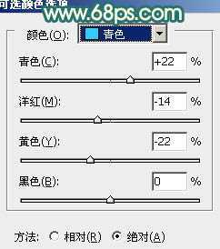 ‘Photoshop为写真人物图片调制出柔美的青红色效果‘
