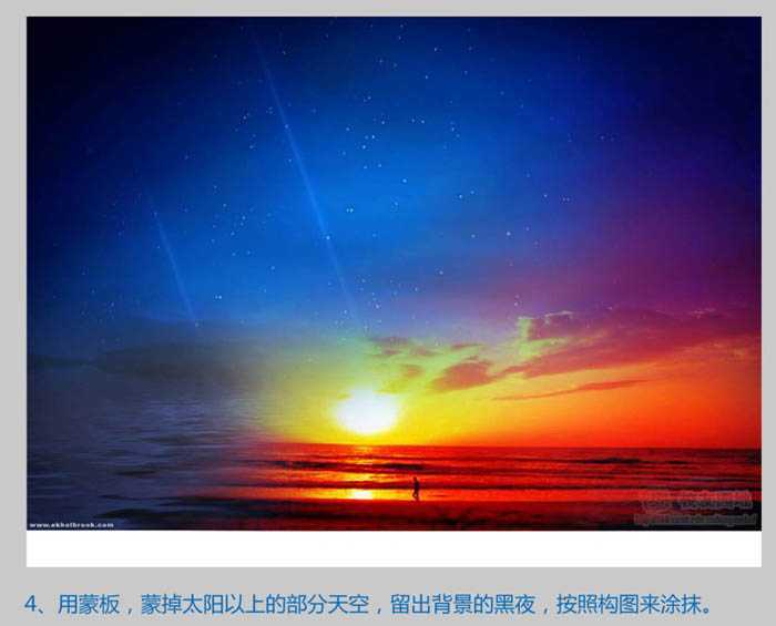 ‘Photoshop设计制作出梦幻卡通的夜精灵壁纸‘