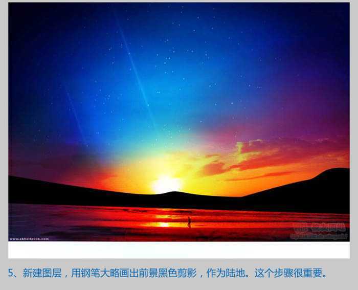 ‘Photoshop设计制作出梦幻卡通的夜精灵壁纸‘