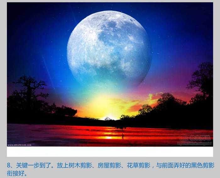 ‘Photoshop设计制作出梦幻卡通的夜精灵壁纸‘