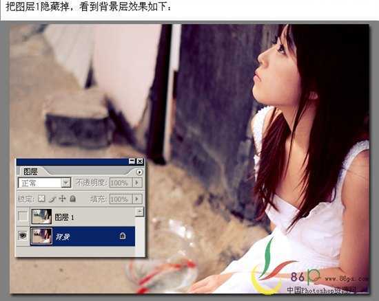 Photoshop照片合成：MM梦幻艺术思考"