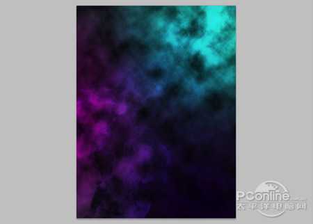 ‘Photoshop设计制作非常梦幻的彩色潮流星云字‘