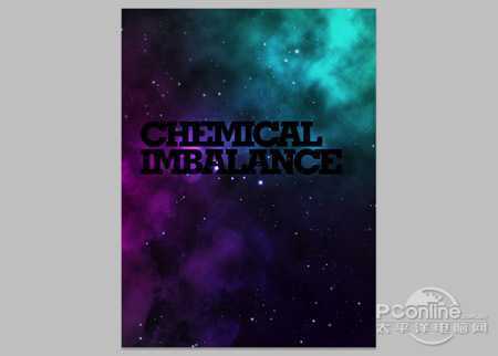 ‘Photoshop设计制作非常梦幻的彩色潮流星云字‘