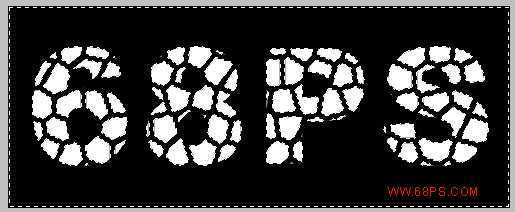 ‘photoshop设计打造出逼真石头摆出的文字技巧‘