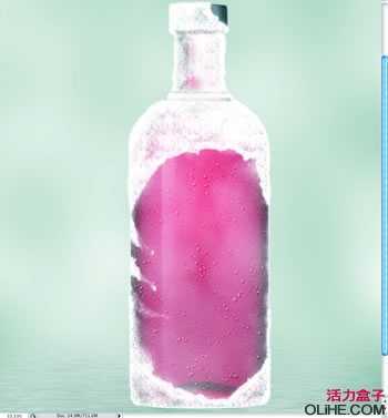 ‘photoshop制作被霜覆盖的、冰冷效果，它来源于伏特加广告‘