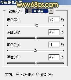 ‘Photoshop为路边的美女加上暗调青黄色霞光色‘