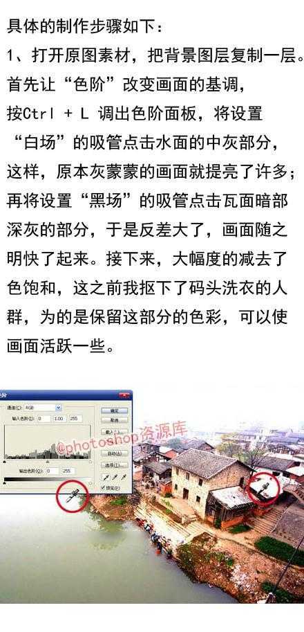‘教你如何巧用photoshop照片转水墨画效果‘