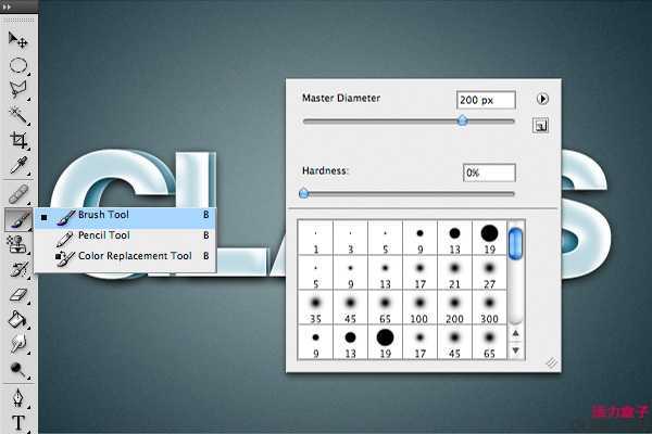 ‘Photoshop打造挤压3D文字光泽效果‘