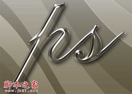 ‘photoshop设计制作具有金属质感的玻璃浮雕文字