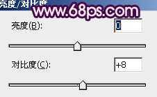 ‘Photoshop为美女图片调制出粉嫩的淡紫色效果‘