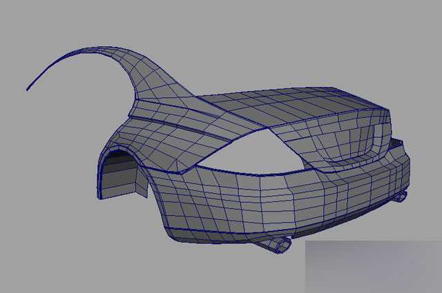 MAYA打造奔驰CLS 550跑车 脚本之家 MAYA建模教程5