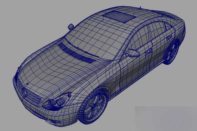 MAYA打造奔驰CLS 550跑车 脚本之家 MAYA建模教程9