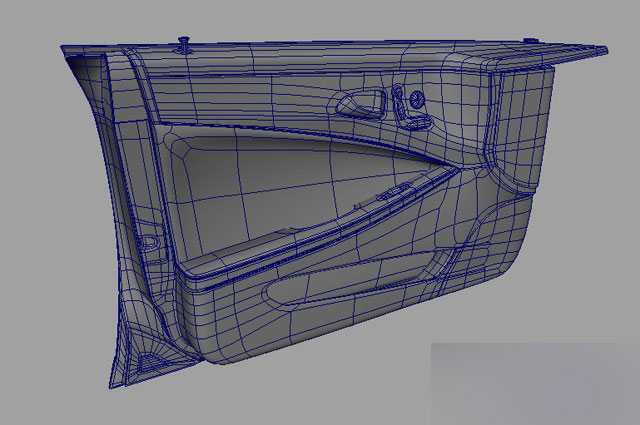 MAYA打造奔驰CLS 550跑车 脚本之家 MAYA建模教程interior6