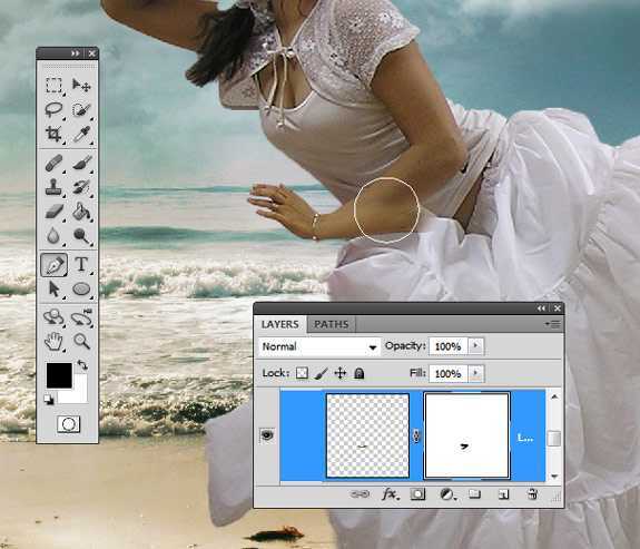 ‘photoshop设计制作出梦幻美女飞天效果教程‘