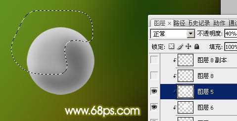 ‘ps利用气泡合成非常梦幻的心形图案‘